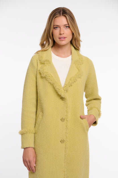 Rino & Pelle Joanna Single Breasted Coat Green Curry