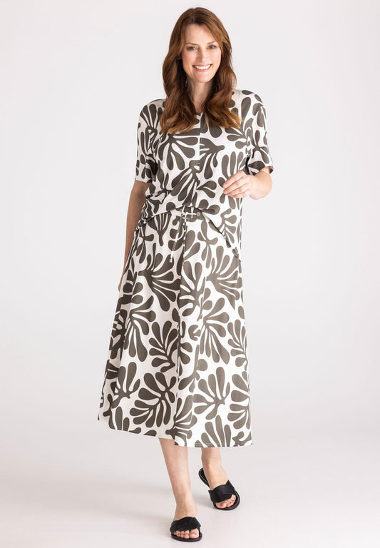 Frank Walder Patterned Skirt 602206