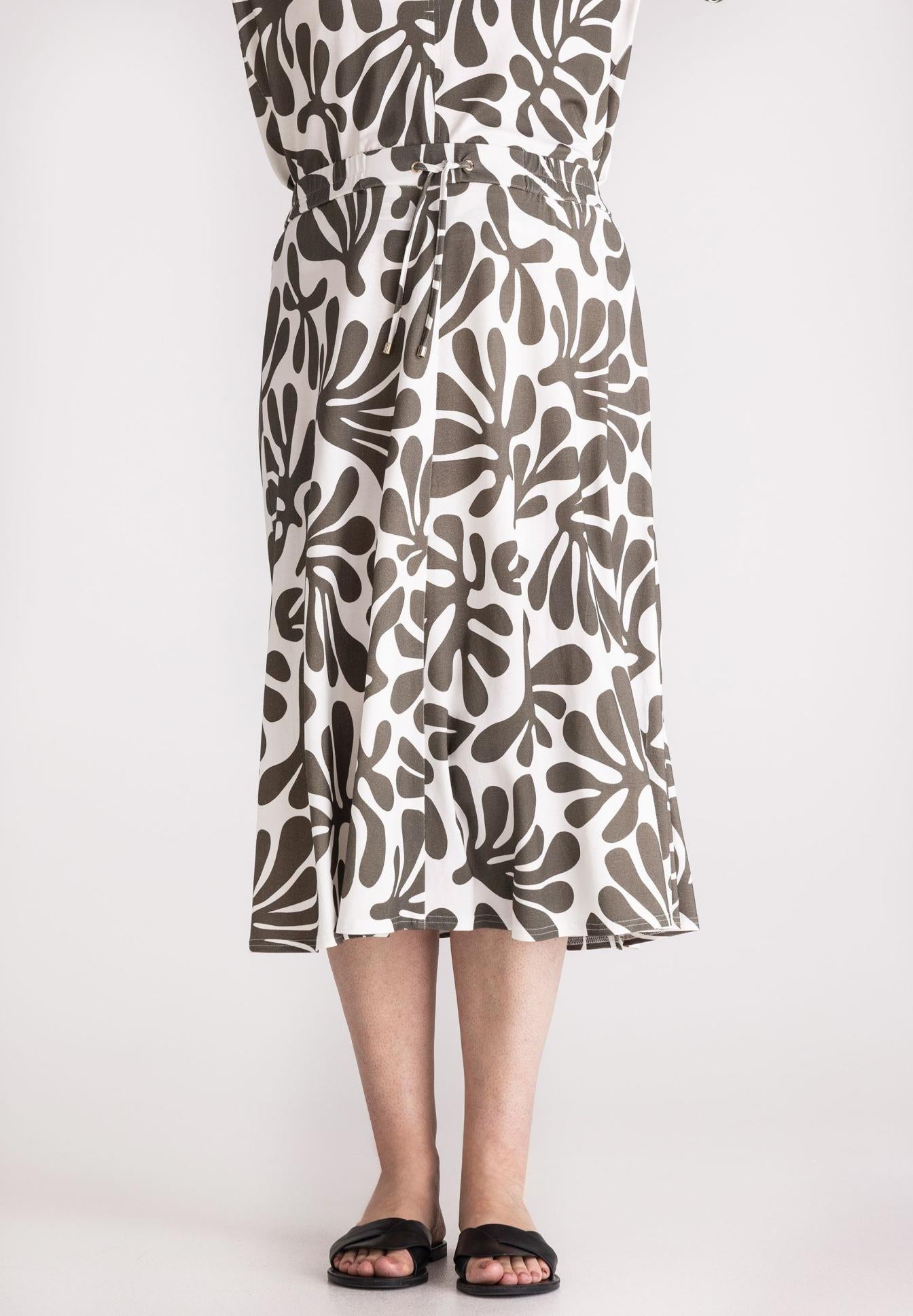 Frank Walder Patterned Skirt 602206