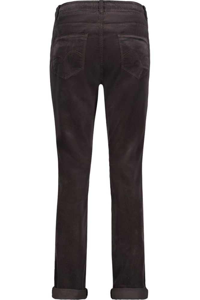 AW24 Red Button Tessy Velvet Trouser