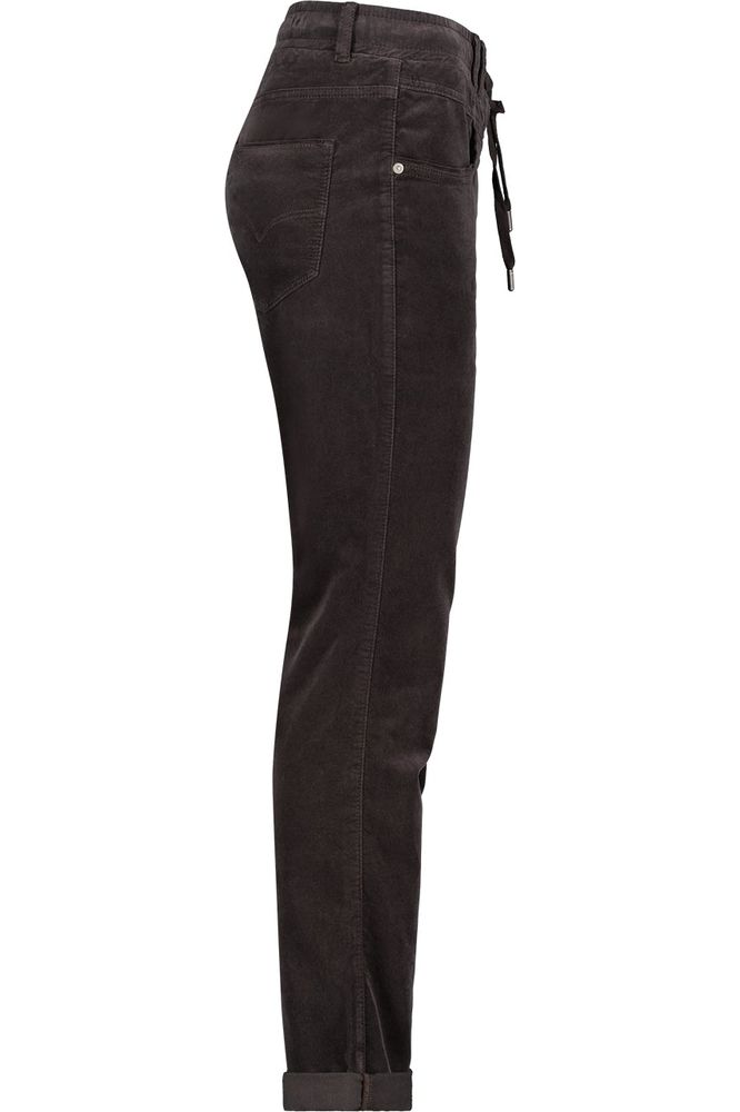 AW24 Red Button Tessy Velvet Trouser