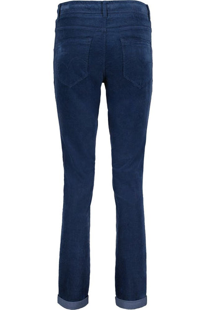 AW24 Red Button Tessy Velvet Trouser