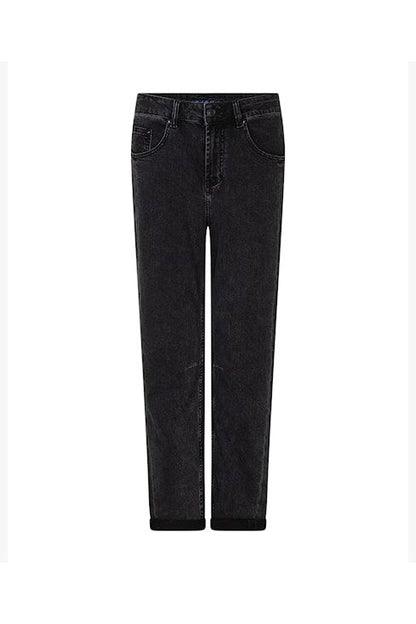 Red Button Caitlin Sidepatch Black denim