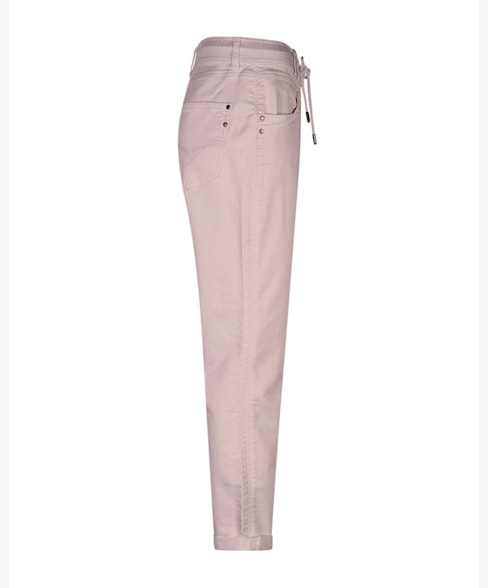 Red Button Tessy Cropped Jogger Ecru