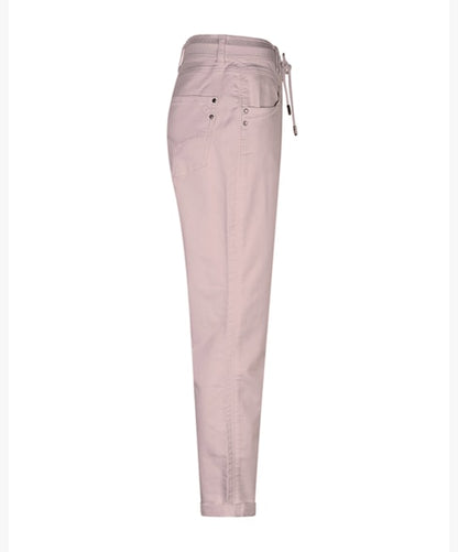 Red Button Tessy Cropped Jogger Ecru