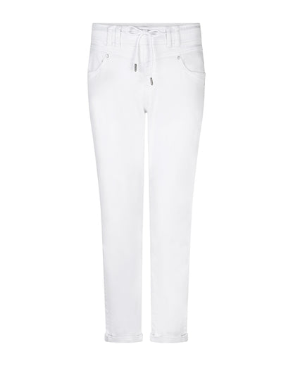 Red Button Tessy Jogger White