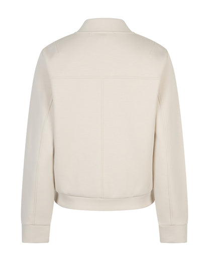 Red Button Bomber Jacket Scuba