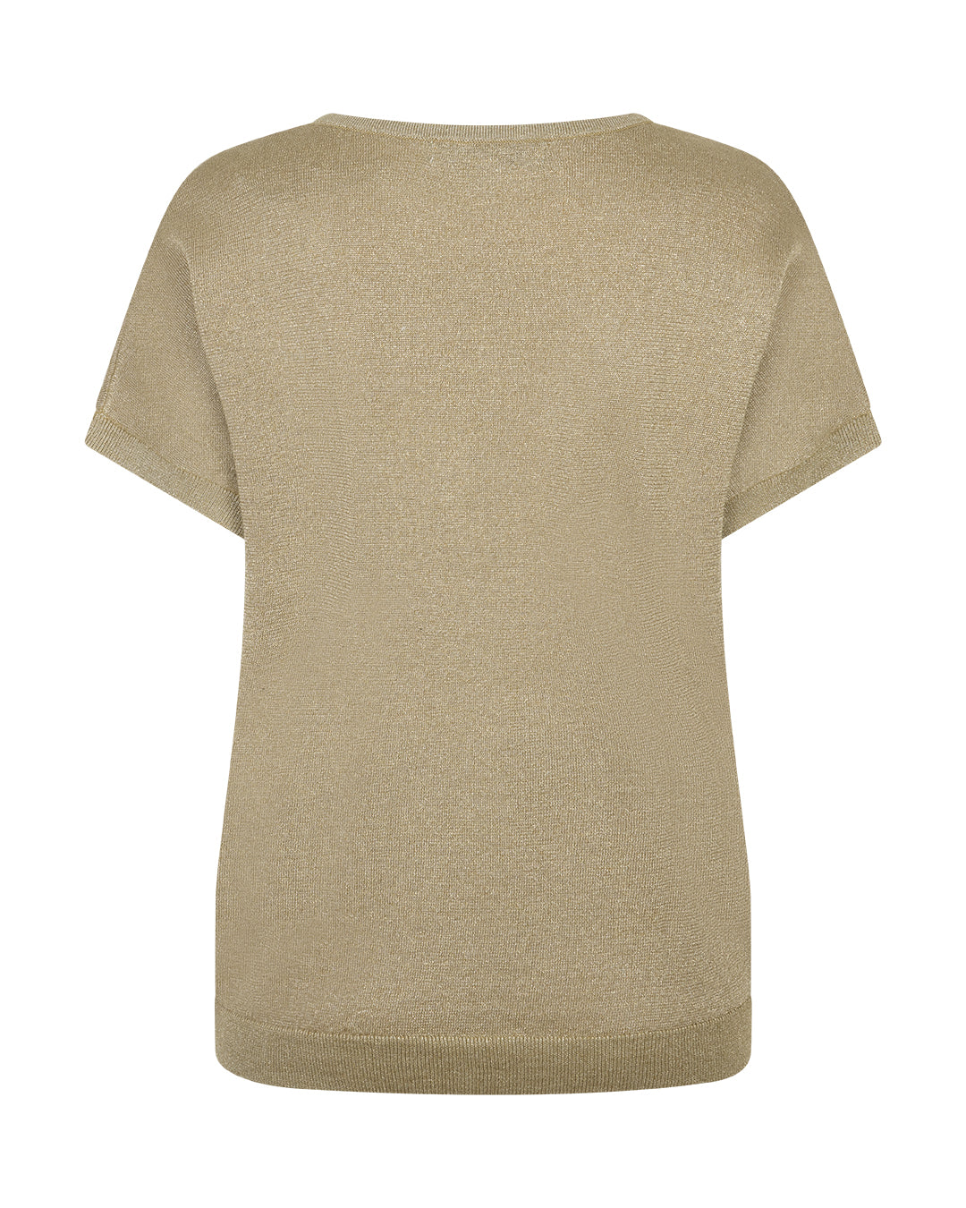 Red Button Jerry Sparkle Top Moss