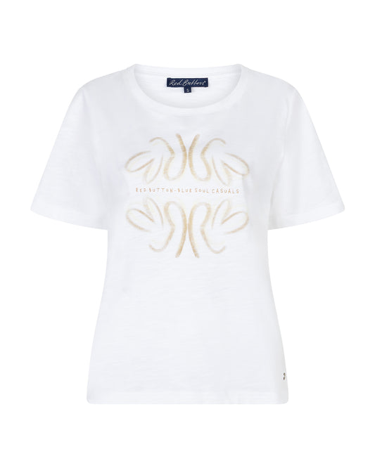 Red Button Temmy Butterfly Tee Butter Yellow