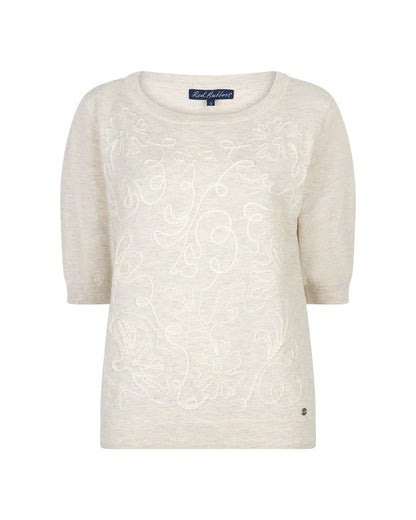 Red Button Sweet Ribbon Top Pearl