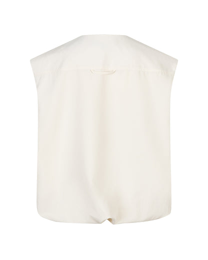 Red Button Ivy Waistcoat Pearl
