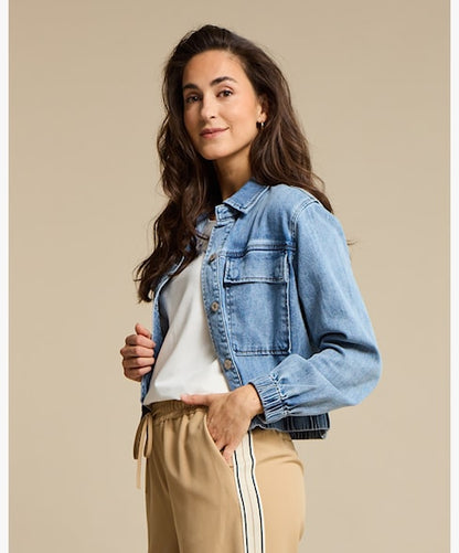 Red Button Juno Jacket Denim