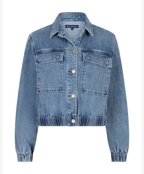 Red Button Juno Jacket Denim