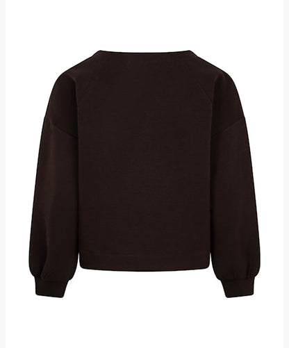 Red Button Skyler Scuba Top Espresso