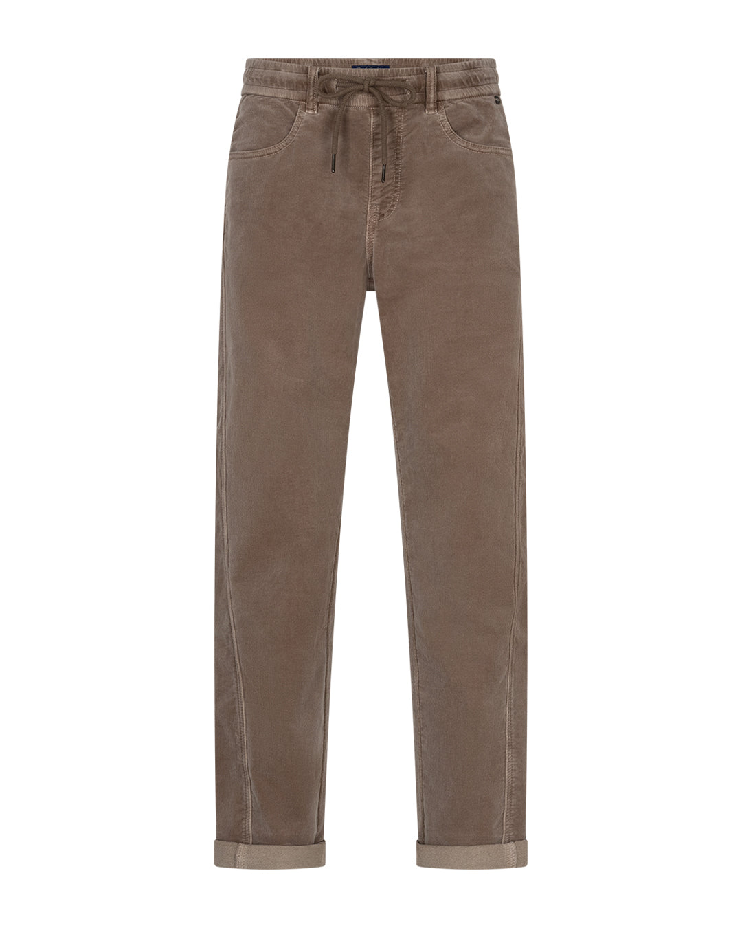 Red Button Kay Cord Jog Trousers Mud
