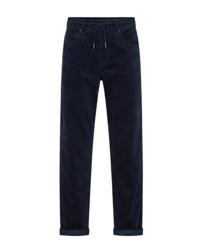 Red Button Kay Cord Jog Trousers Navy