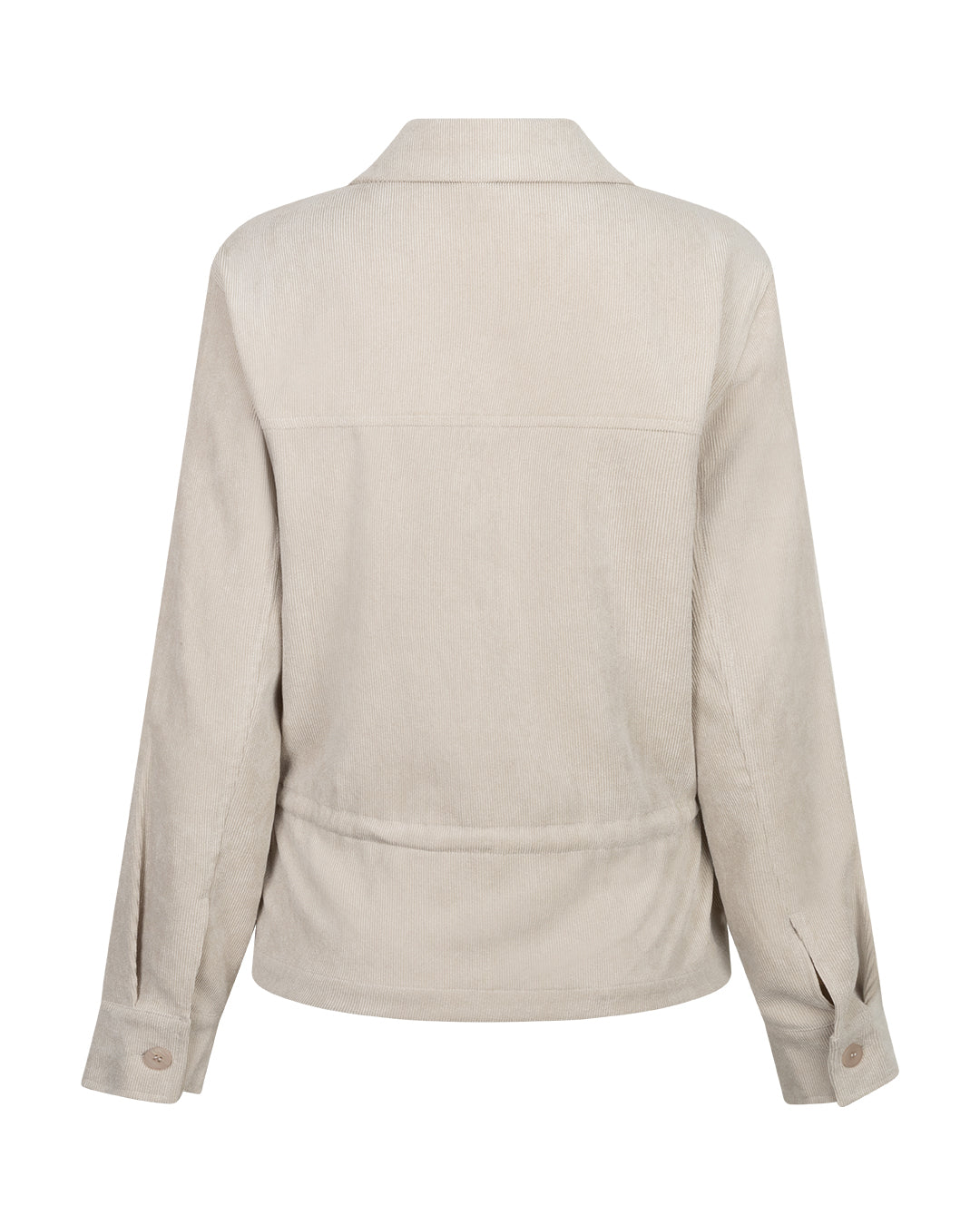 Red Button Drew Overblouse Finecord Jacket Clay