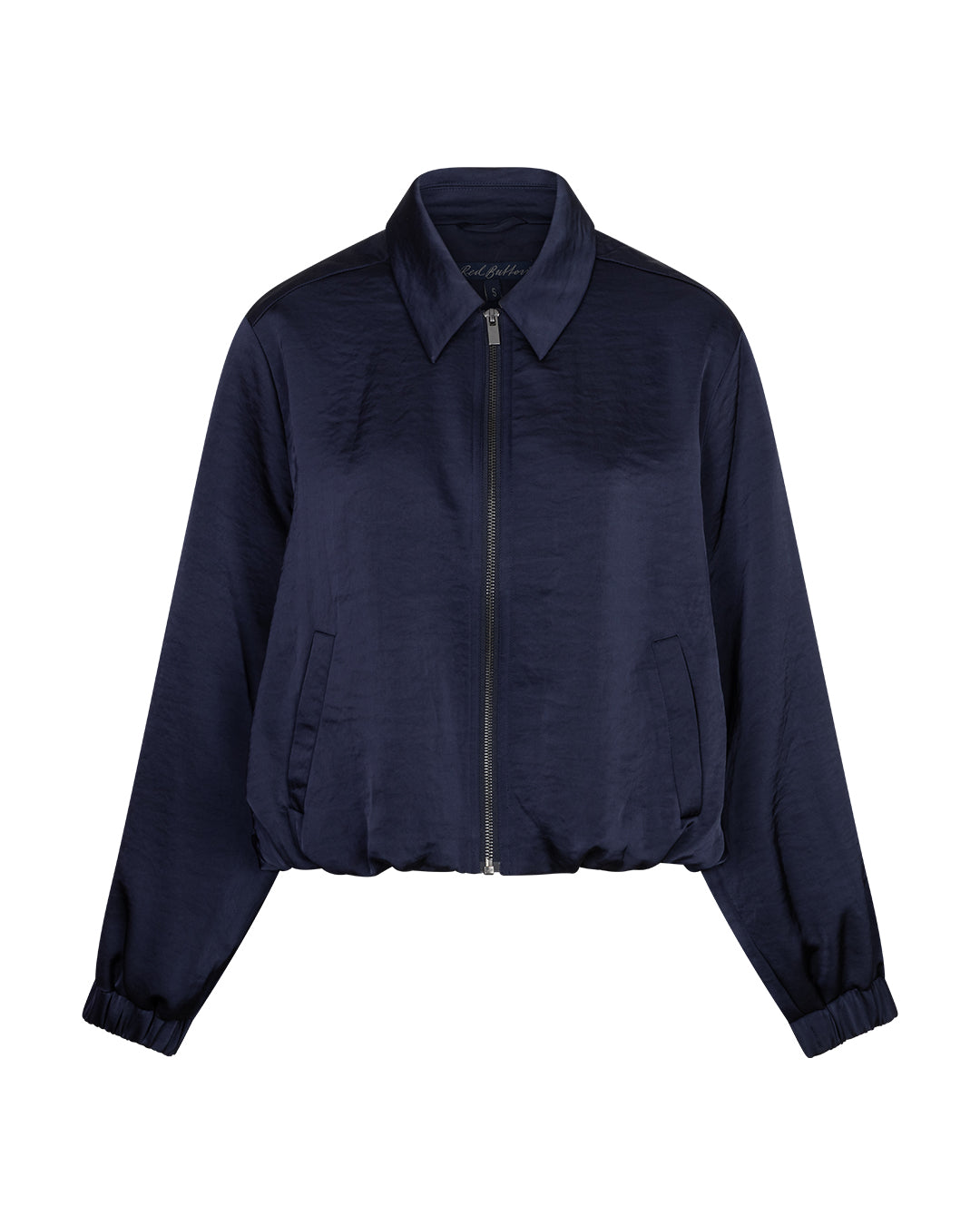 Red Button Avy Satin Jacket Indigo Blue