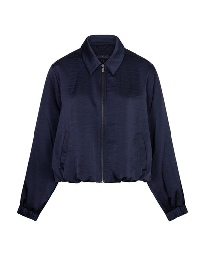 Red Button Avy Satin Jacket Indigo Blue