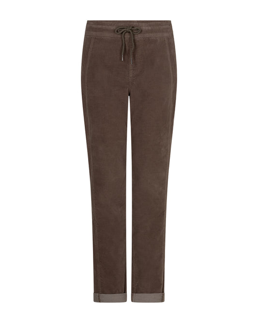 Red Button Stella Velvet Trousers Clay