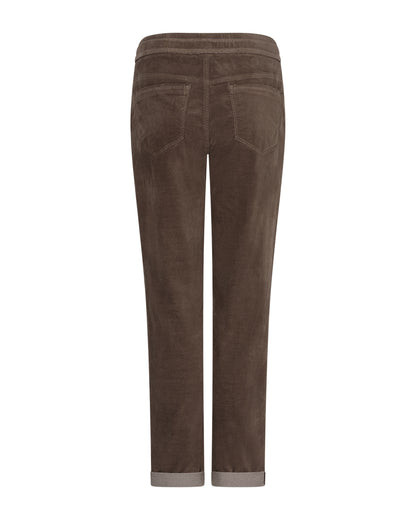 Red Button Stella Velvet Trousers Clay