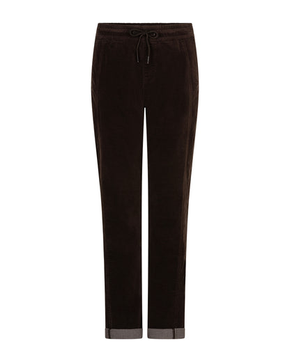 Red Button Stella Velvet Trousers Espresso