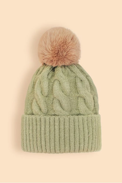 AW24 Powder Svana Bobble Hat