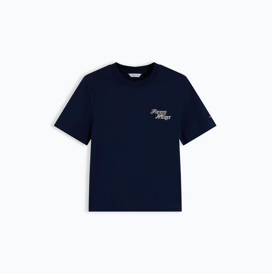 Tommy Hilfiger Script Regular T-Shirt Dark Blue