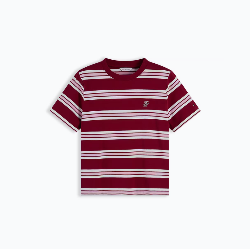 Tommy Hilfiger T-Shirt Raspberry Juice Stripe