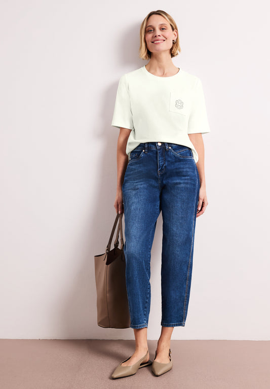 Street One Deco Detail T-shirt Off-White