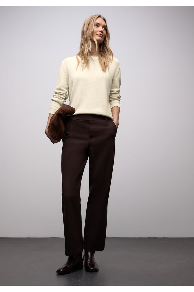 Street One Round Neck Sweater Beige