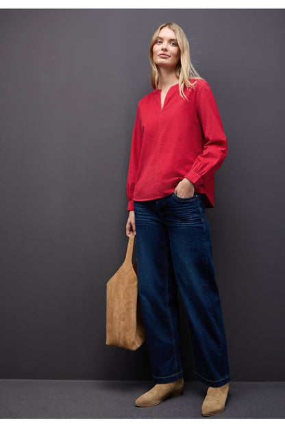 Street One Corduroy Tunic Blouse 346089