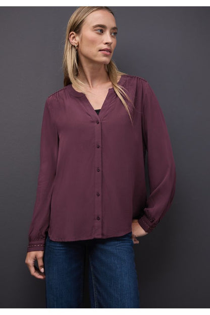 STREET ONE Stud Detail Tunic Blouse