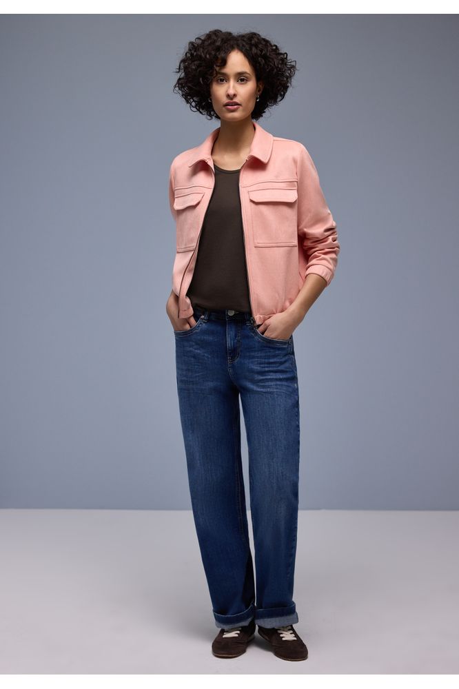 Street One V-Neck Top Earth