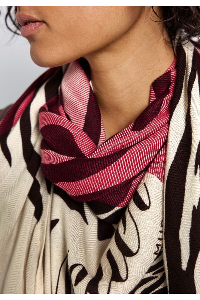 Street One Animal Print Scarf 572910