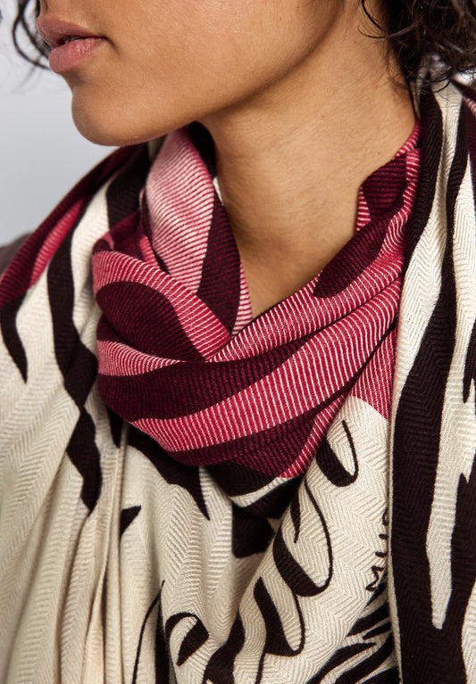 Street One Animal Print Scarf 572910