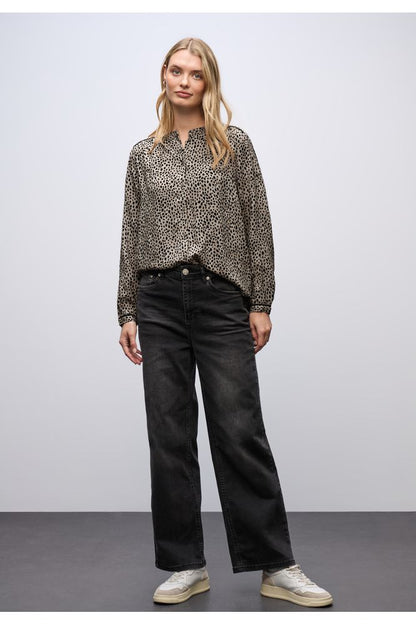 Street One Buttoned Tunic Blouse