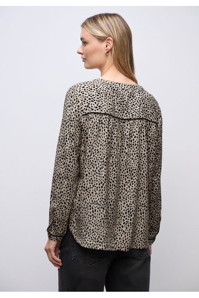 Street One Buttoned Tunic Blouse