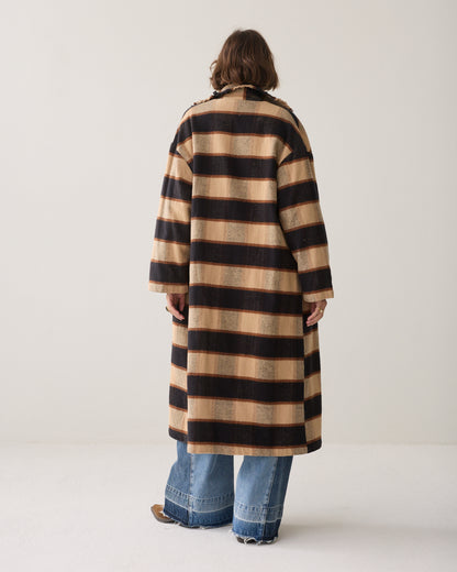 Summum Heavy Check Coat Multicolour