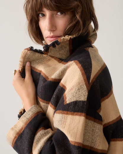 Summum Heavy Check Coat Multicolour