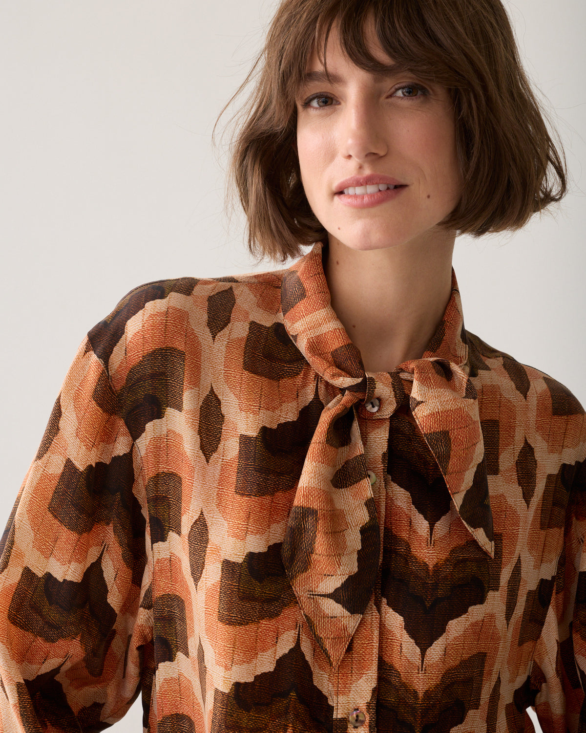 Summum Geometric Print Blouse Multicolour