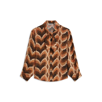 Summum Geometric Print Blouse Multicolour