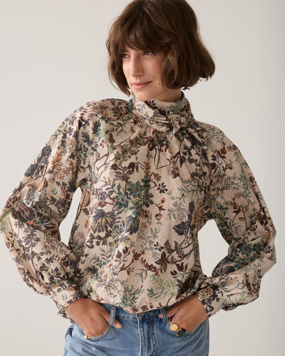 Summum Botanical Print Top Multicolour