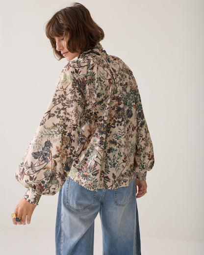 Summum Botanical Print Top Multicolour
