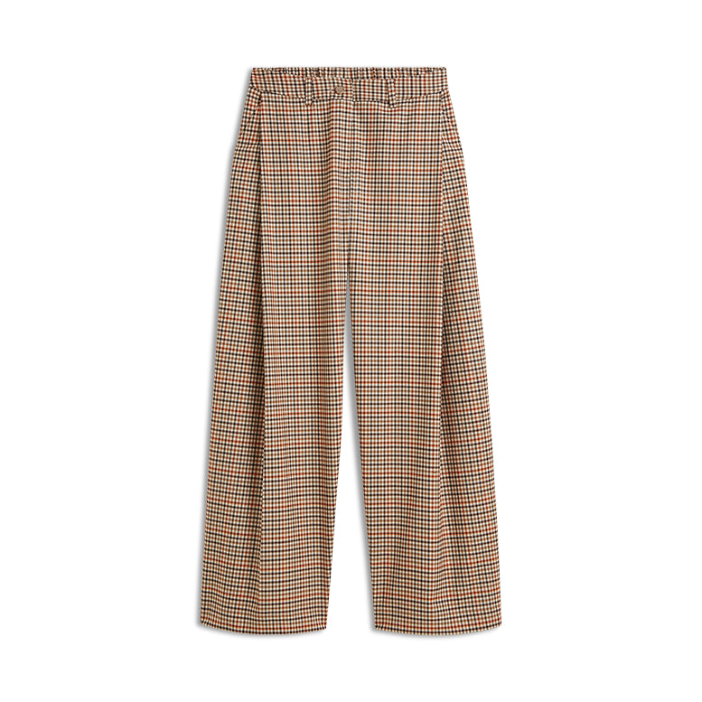 Summum Check Goji Berry Trousers Multicolour