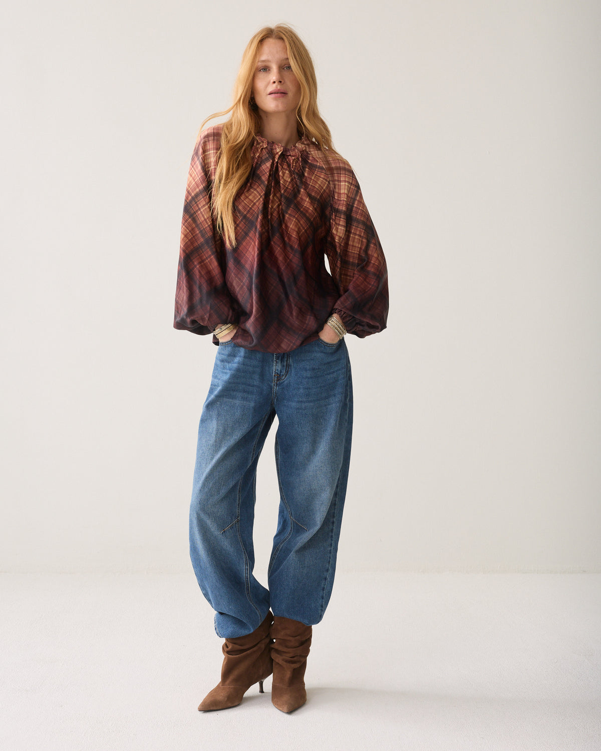 Summum Printed Check Top Dark Chocolate