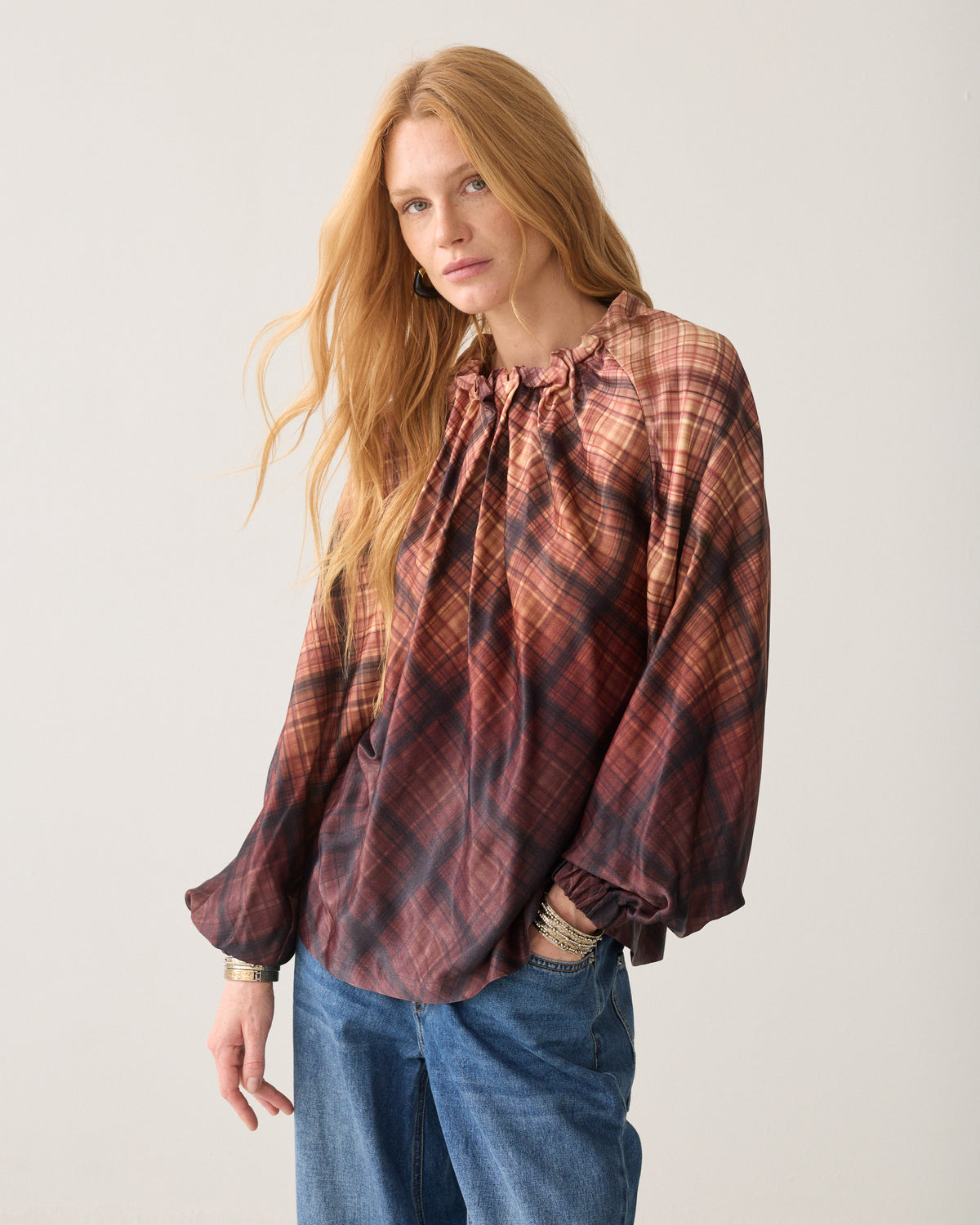 Summum Printed Check Top Dark Chocolate