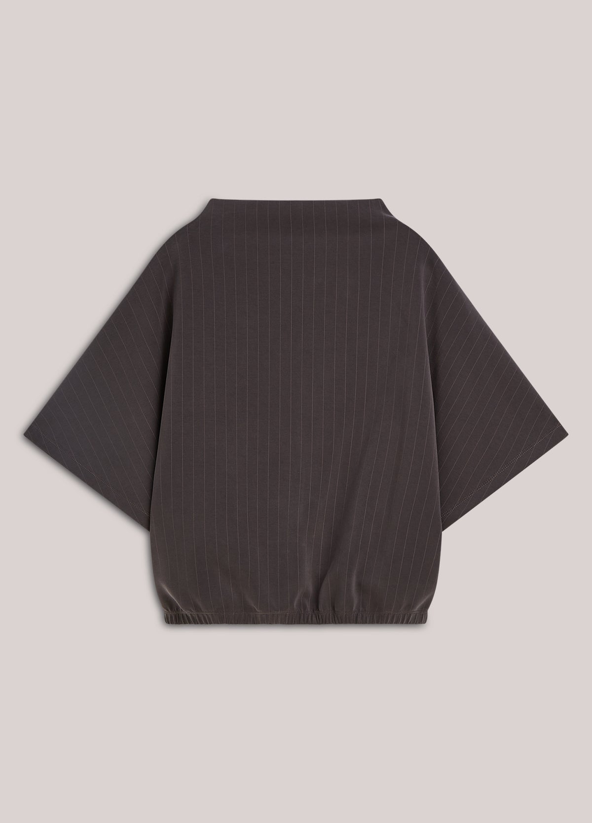 Summum Top Pinstripe Scuba Dark Chocolate