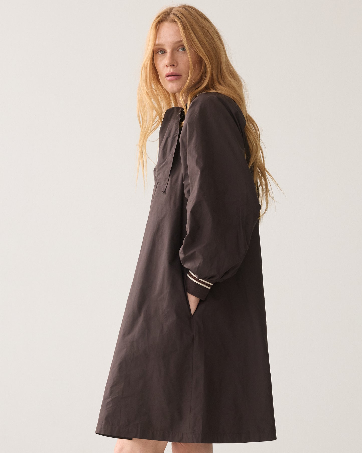 Summum Taft Light Dress Dark Chocolate
