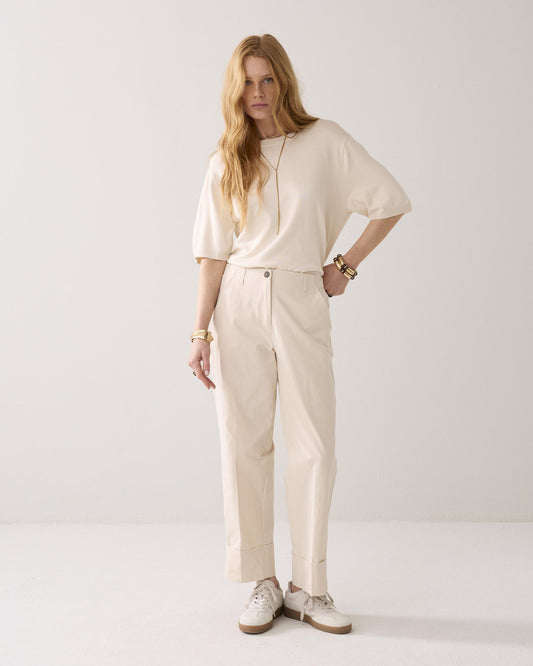 Summum Trousers Ivory